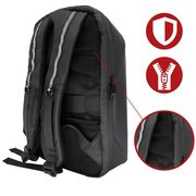 Rucsac LED SmartPack UrbanVision cu Display RGB 64x64, Mesaje Personalizate, Ideal pentru Promovare, Atentionare si Calatorii, Control App, Compartimente Laptop si Tableta, Material Impermeabil, negru
