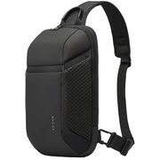 Rucsac Monostrap Sling AeroFlex SoloPack 8L Impermeabil pentru, Design Ergonomic, Ultra Ușor, Compartiment Protejat, Spate Ventilat, pentru Calatorii / Job / Scoala – Negru