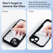 Set 360: Husa cu folie integrata pentru  Samsung Galaxy A17 Protectie 360 fata / spate - Negru