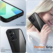 Set 360: Husa cu folie integrata pentru  Samsung Galaxy A17 Protectie 360 fata / spate - Negru