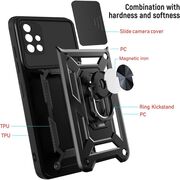 Husa pentru Samsung Galaxy A71 4G - Techsuit CamShield Series - Black