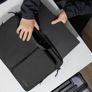 Geantă Business pentru Laptop 15.6"-16", cu 4 Compartimente, Curea de Umăr Reglabilă și Mâner, Protecție Plusată, Design Elegant – Compatibilă cu MacBook, Lenovo, ASUS, Dell, HP, negru