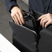 Geantă Business pentru Laptop 15.6"-16", cu 4 Compartimente, Curea de Umăr Reglabilă și Mâner, Protecție Plusată, Design Elegant – Compatibilă cu MacBook, Lenovo, ASUS, Dell, HP, negru
