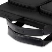 Geantă Business pentru Laptop 15.6"-16", cu 4 Compartimente, Curea de Umăr Reglabilă și Mâner, Protecție Plusată, Design Elegant – Compatibilă cu MacBook, Lenovo, ASUS, Dell, HP, negru
