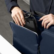 Geantă Business pentru Laptop 15.6"-16", cu 4 Compartimente, Curea de Umăr Reglabilă și Mâner, Protecție Plusată, Design Elegant – Compatibilă cu MacBook, Lenovo, ASUS, Dell, HP, navy blue