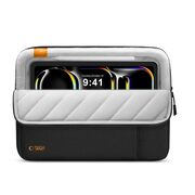 Husă Premium Antishock pentru Laptop sau Tabletă 11–13”, Design Slim, Compartiment Accesorii, Protecție Triplă, Ușoară și Elegantă – Compatibilă MacBook Air, iPad Pro, Lenovo, ASUS, HP, Dell, negru