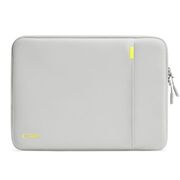 Husă Premium Laptop 13–14” cu Protecție Triplă, Compartiment Accesorii și Design Slim – Compatibilă cu MacBook, ASUS, Lenovo, HP, Dell, gri