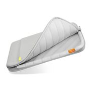 Husă Premium Laptop 13–14” cu Protecție Triplă, Compartiment Accesorii și Design Slim – Compatibilă cu MacBook, ASUS, Lenovo, HP, Dell, gri