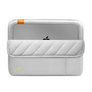 Husă Premium Laptop 13–14” cu Protecție Triplă, Compartiment Accesorii și Design Slim – Compatibilă cu MacBook, ASUS, Lenovo, HP, Dell, gri