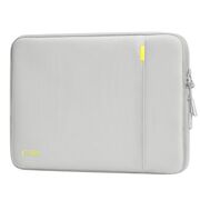 Husă Laptop Premium 15–16” cu Protecție Triplă, Compartiment Accesorii și Design Slim – Compatibilă cu MacBook, ASUS, Lenovo, HP, gri