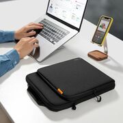 Geantă Business Premium pentru Laptop 13 - 14” cu Protecție CornerArmor, Curea Reglabilă și Compartimente Multiple – Ideală pentru MacBook, ASUS, Lenovo, HP, Dell