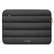 Husă Laptop Fluffy 13-14” – Design Soft Premium, Interior Plusat, Compartiment Accesorii, Protecție Antișoc – Compatibilă cu MacBook, Lenovo, ASUS, Dell, negru