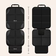 Husa de protectie pentru scaun auto SeatGuard cu 2 compartimente depozitare, Impermeabila, Antiderapanta 123 x 46 cm – Protectie tapiterie anti-murdarie si anti-zgarieturi, fixare rapida - negru