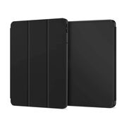 Husa pentru Lenovo Idea Tab 11 inch cu functie wake-up/sleep si compartiment pentru stylus, tip stand - negru