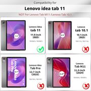 Husa pentru Lenovo Idea Tab 11 inch cu functie wake-up/sleep si compartiment pentru stylus, tip stand - negru