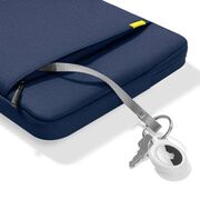 Husă Premium Laptop 13–14” cu Protecție Triplă, Compartiment Accesorii și Design Slim – Compatibilă cu MacBook, ASUS, Lenovo, HP, Dell, navy blue