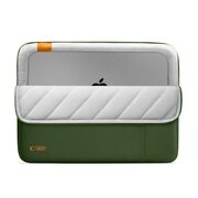 Husă Laptop Premium 15–16” cu Protecție Triplă, Compartiment Accesorii și Design Slim – Compatibilă cu MacBook, ASUS, Lenovo, HP, verde