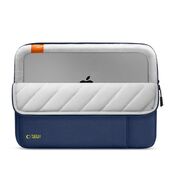 Husă Laptop Premium 15–16” cu Protecție Triplă, Compartiment Accesorii și Design Slim – Compatibilă cu MacBook, ASUS, Lenovo, HP, navy blue