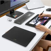 Husă Laptop 15-16” Sleeve Elegance – Design Slim din Piele Ecologică, Căptușeală Fleece, Protecție Premium, Compatibilă MacBook, Lenovo, ASUS, Dell, HP, negru