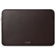 Husă Laptop 15-16” Sleeve Elegance – Design Slim din Piele Ecologică, Căptușeală Fleece, Protecție Premium, Compatibilă MacBook, Lenovo, ASUS, Dell, HP, chocolate