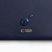 Husă Laptop 15-16” Sleeve Elegance – Design Slim din Piele Ecologică, Căptușeală Fleece, Protecție Premium, Compatibilă MacBook, Lenovo, ASUS, Dell, HP, navy blue