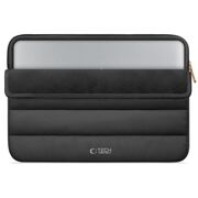 Husă Laptop Fluffy 13-14” – Design Soft Premium, Interior Plusat, Compartiment Accesorii, Protecție Antișoc – Compatibilă cu MacBook, Lenovo, ASUS, Dell, negru