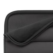Husă Laptop Fluffy 13-14” – Design Soft Premium, Interior Plusat, Compartiment Accesorii, Protecție Antișoc – Compatibilă cu MacBook, Lenovo, ASUS, Dell, negru