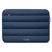 Husă Laptop Fluffy 13-14” – Design Soft Premium, Interior Plusat, Compartiment Accesorii, Protecție Antișoc – Compatibilă cu MacBook, Lenovo, ASUS, Dell, navy blue