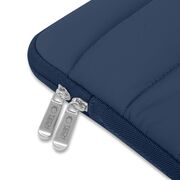 Husă Laptop Fluffy 13-14” – Design Soft Premium, Interior Plusat, Compartiment Accesorii, Protecție Antișoc – Compatibilă cu MacBook, Lenovo, ASUS, Dell, navy blue
