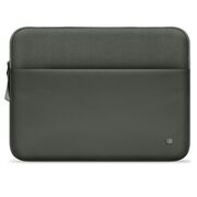 Husă Laptop Premium 13–14” pentru MacBook, Lenovo, ASUS – Design Slim, Interior Căptușit, Compartiment Accesorii, Protecție Completă la Șocuri și Zgârieturi, verde