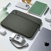 Husă Laptop Premium 13–14” pentru MacBook, Lenovo, ASUS – Design Slim, Interior Căptușit, Compartiment Accesorii, Protecție Completă la Șocuri și Zgârieturi, verde