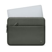 Husă Laptop Premium 13–14” pentru MacBook, Lenovo, ASUS – Design Slim, Interior Căptușit, Compartiment Accesorii, Protecție Completă la Șocuri și Zgârieturi, verde