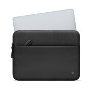 Husă Laptop Premium 13–14” pentru MacBook, Lenovo, ASUS – Design Slim, Interior Căptușit, Compartiment Accesorii, Protecție Completă la Șocuri și Zgârieturi, negru