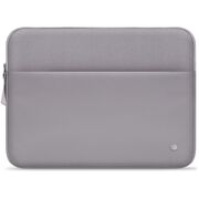 Husă Laptop Premium 13–14” pentru MacBook, Lenovo, ASUS – Design Slim, Interior Căptușit, Compartiment Accesorii, Protecție Completă la Șocuri și Zgârieturi, gri