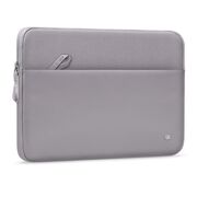 Husă Laptop Premium 13–14” pentru MacBook, Lenovo, ASUS – Design Slim, Interior Căptușit, Compartiment Accesorii, Protecție Completă la Șocuri și Zgârieturi, gri