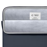 Husă Laptop Premium 13–14” pentru MacBook, Lenovo, ASUS – Design Slim, Interior Căptușit, Compartiment Accesorii, Protecție Completă la Șocuri și Zgârieturi, navy blue