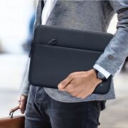 Husă Laptop Premium 13–14” pentru MacBook, Lenovo, ASUS – Design Slim, Interior Căptușit, Compartiment Accesorii, Protecție Completă la Șocuri și Zgârieturi, navy blue