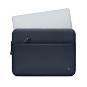 Husă Laptop Premium 13–14” pentru MacBook, Lenovo, ASUS – Design Slim, Interior Căptușit, Compartiment Accesorii, Protecție Completă la Șocuri și Zgârieturi, navy blue