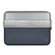 Husă Laptop Premium 13–14” pentru MacBook, Lenovo, ASUS – Design Slim, Interior Căptușit, Compartiment Accesorii, Protecție Completă la Șocuri și Zgârieturi, navy blue