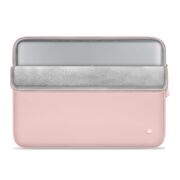 Husă Laptop Premium 13–14” pentru MacBook, Lenovo, ASUS – Design Slim, Interior Căptușit, Compartiment Accesorii, Protecție Completă la Șocuri și Zgârieturi, roz