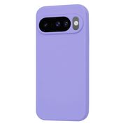 Husa pentru  Google Pixel 10 Pro / Pixel 10 Liquid Silicone, subțire, captusita cu microfibra, anti amprentă, protectie cameră foto, Mov