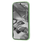 Husa pentru  Google Pixel 10 Pro / Pixel 10 Liquid Silicone, subțire, captusita cu microfibra, anti amprentă, protectie cameră foto, Verde deschis