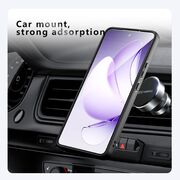 Husa pentru  Oppo A5 Pro 5G cu protectie pentru lentile si MagSafe EasyCharge, Ghost Series Anti-ingalbenire, frosted - Negru