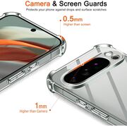Husa pentru Google Pixel 10 Pro / Pixel 10 Anti-Shock, reinforced 4 corners, clear