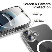 Husa pentru iPhone 17 cu MagSafe Crystal Clear Back Series - transparenta