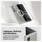 Husa pentru Samsung Galaxy Z Fold 7 - Spigen Air Skin MagSafe - Crystal Clear / White