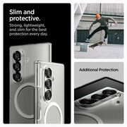 Husa pentru Samsung Galaxy Z Fold 7 - Spigen Air Skin MagSafe - Crystal Clear / White