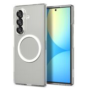Husa pentru Samsung Galaxy Z Fold 7 - Spigen Air Skin MagSafe - Crystal Clear / White