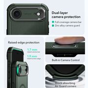 Husa pentru iPhone 17 Air - ESR Cyber Armor Kickstand - Green