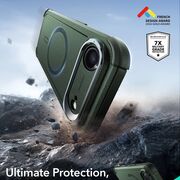 Husa pentru iPhone 17 Air - ESR Cyber Armor Kickstand - Green